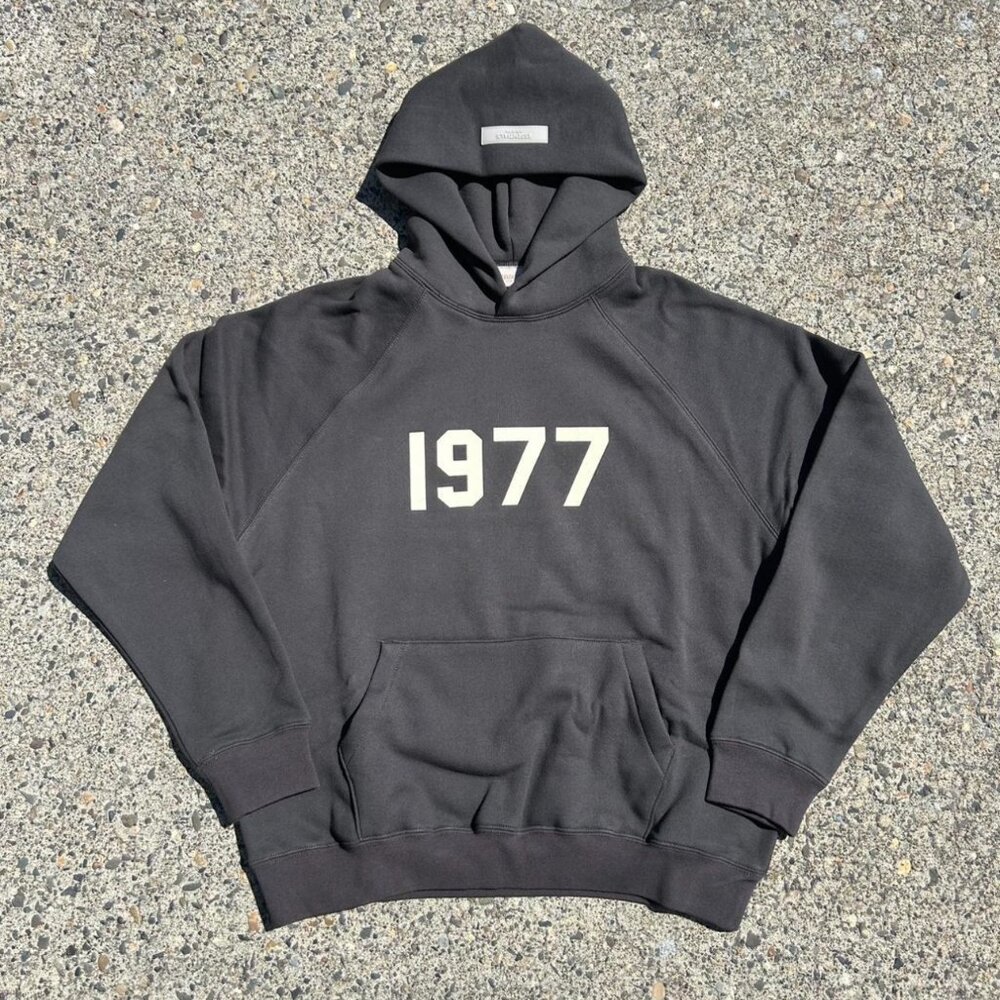 Fear Of God Essentials 1977 Iron Hoodie SS22 Size Large Brand New